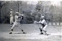 Tech vs. Mass State baseball game - Tom Windgardner - Out Fielder